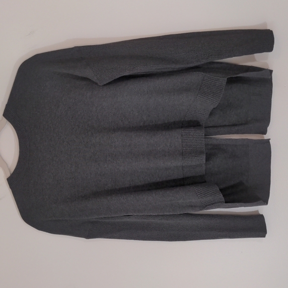 𝅺athleta Grey Highland Crossback Sweater xs - Picture 4 of 10